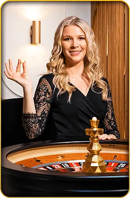Live blackjack dealer table